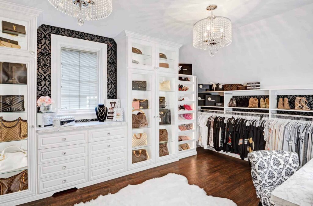 Elegant Walk-In Closet