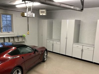 storage space in a garage