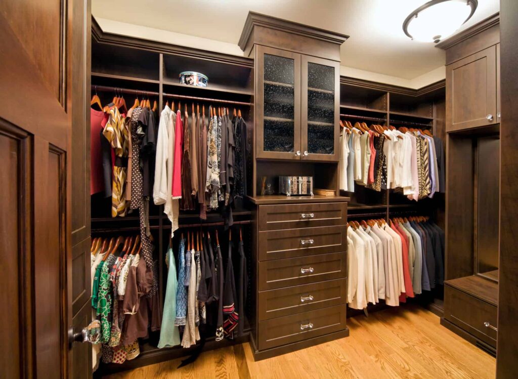 Wooden closet