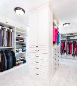 Organized closet design