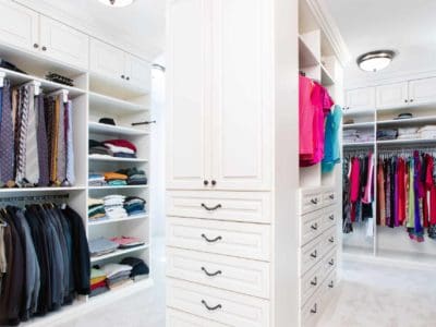 Organized closet design