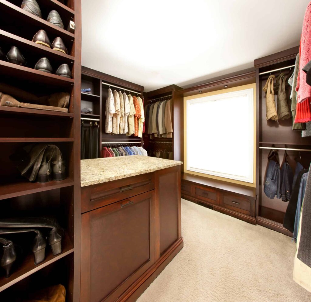 wooden closet big