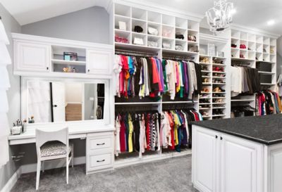 Closet with usable space