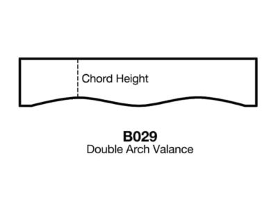 B029-Double Arch Valance