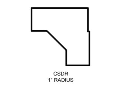 CSDR Double 1” Radius