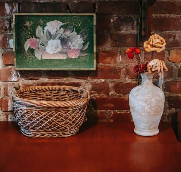 flower vase and basket