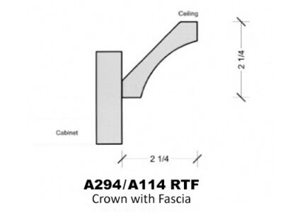 A294-A114 stepped cove crown